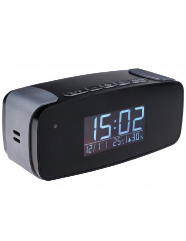 Secutek SAH-IP006: Small Digital Clock with Hidden WiFi Camera