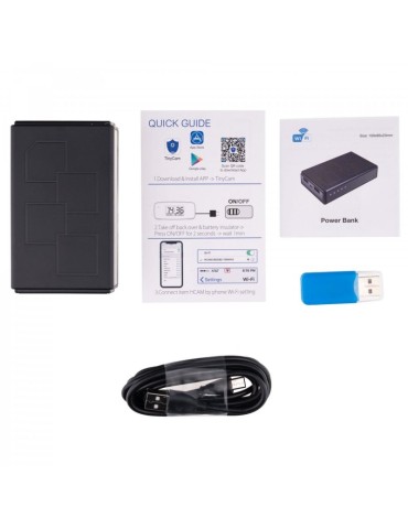 Spy mini camera Secutek SAH-IP032 in a power bank - WiFi, Full HD